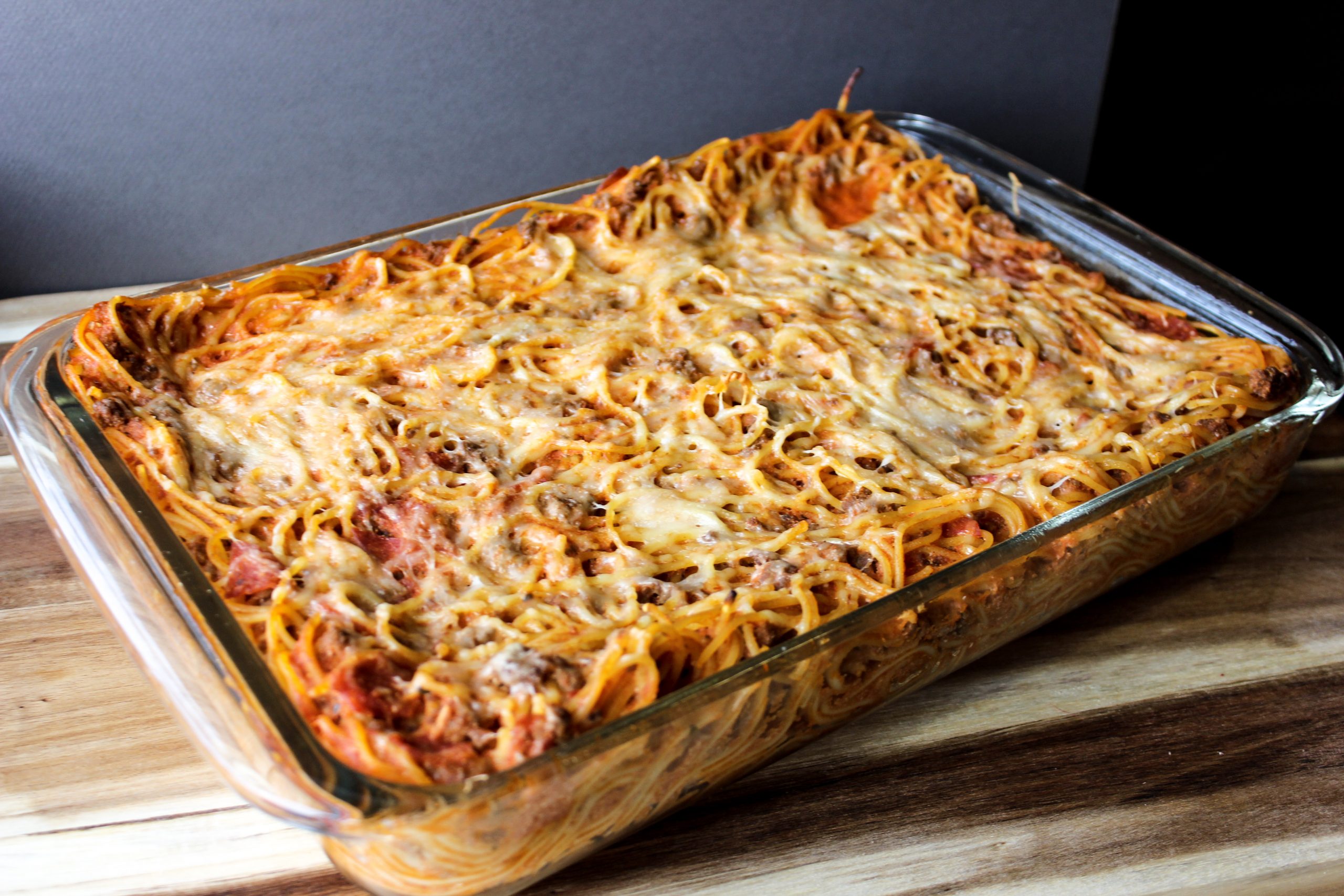 Baked spaghetti