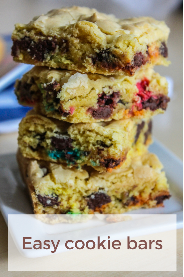 Easy cookie bars